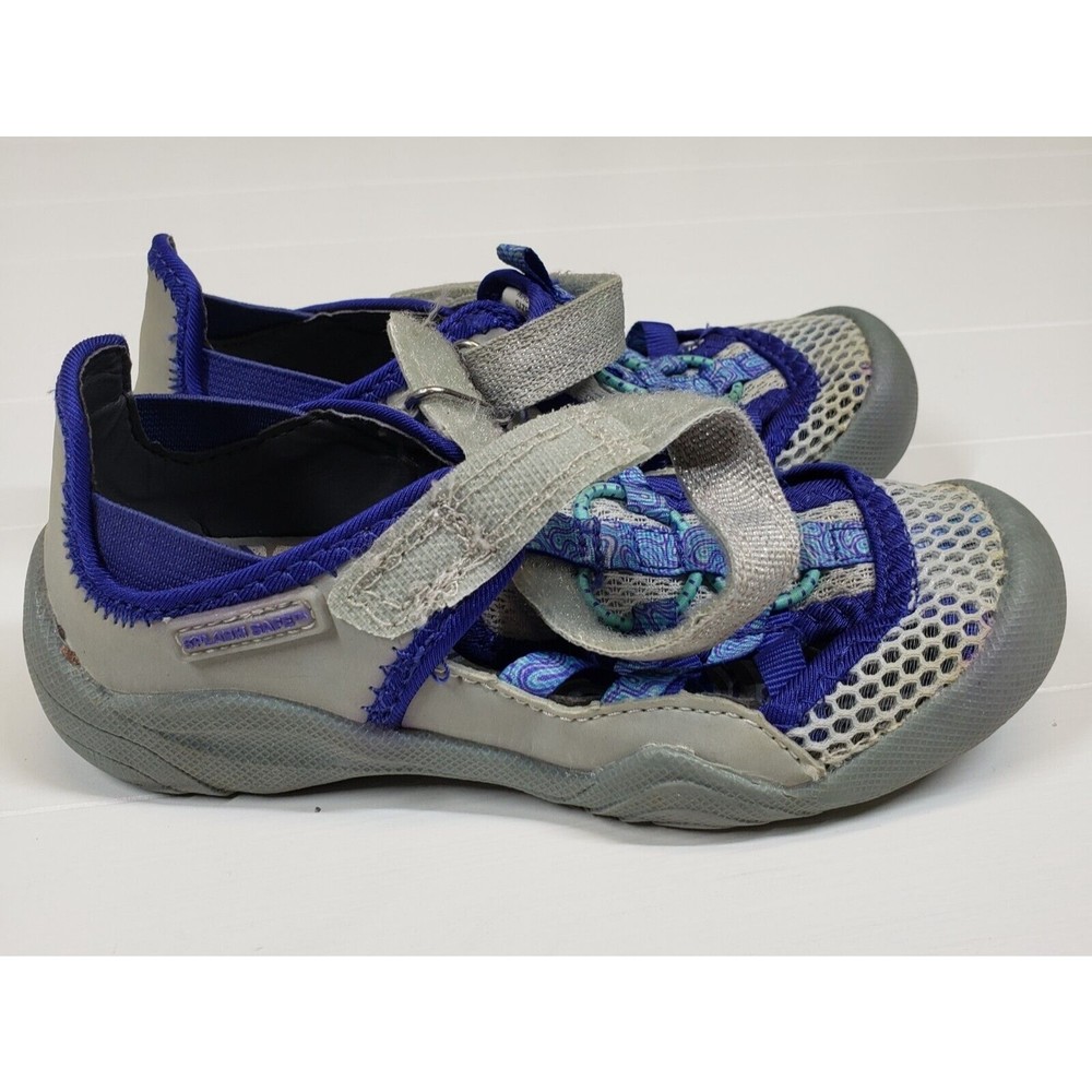 M.A.P. Little Girls Niagara Gray Blue Outdoor Sport Sandal Size 11
